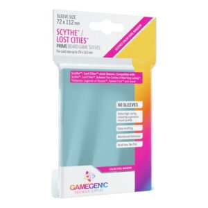 PROTECTORES SCYTHE - LOST CITIES 72X112MM PRIME GAMEGENIC