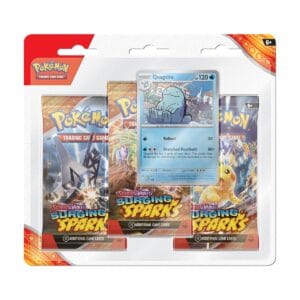 POKÉMON TCG: SCARLET & VIOLET - SURGING SPARKS 3 PACK BLISTER QUAGSIRE (INGLÉS)