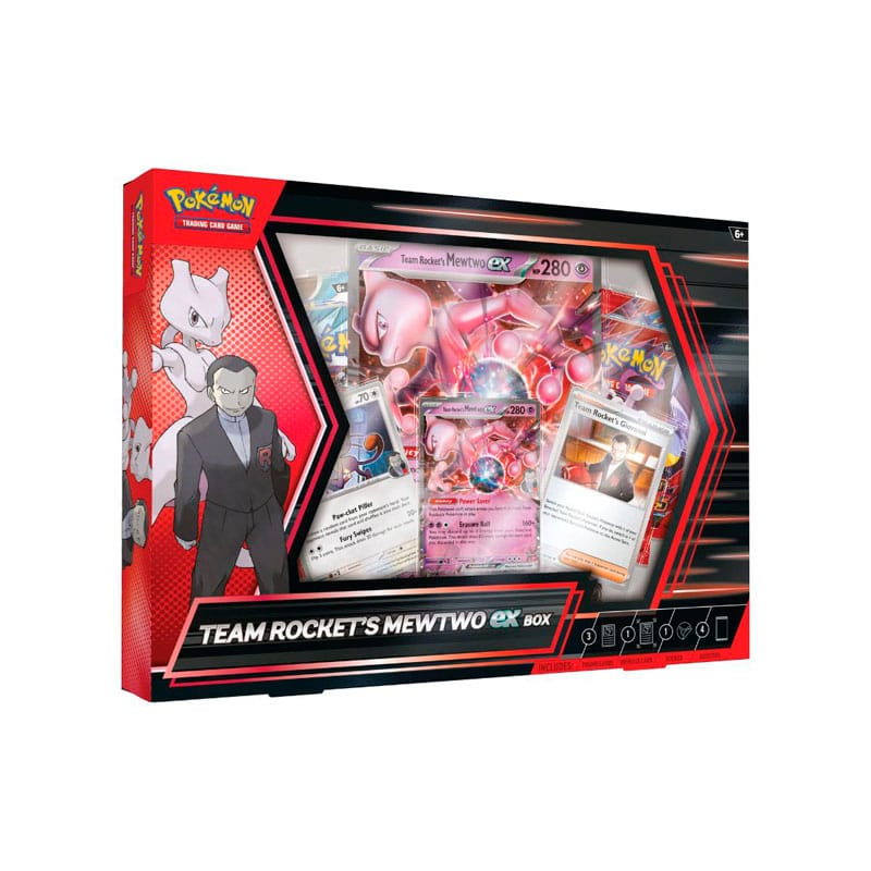 POKÉMON TCG: TEAM ROCKET’S MEWTWO EX BOX (INGLES)