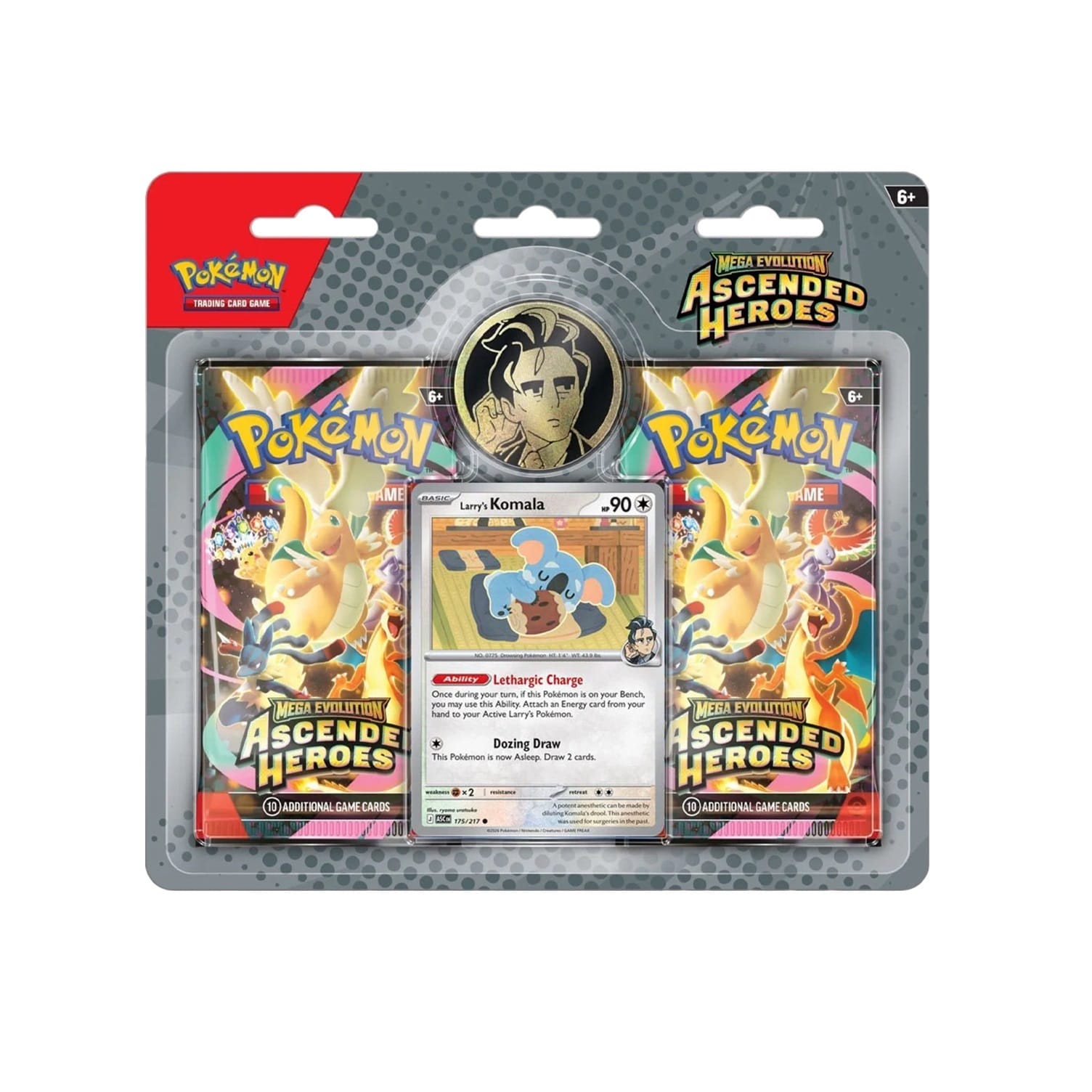 BLISTER POKEMON TCG: ASCENDED HEROES – LARRY (INGLES)