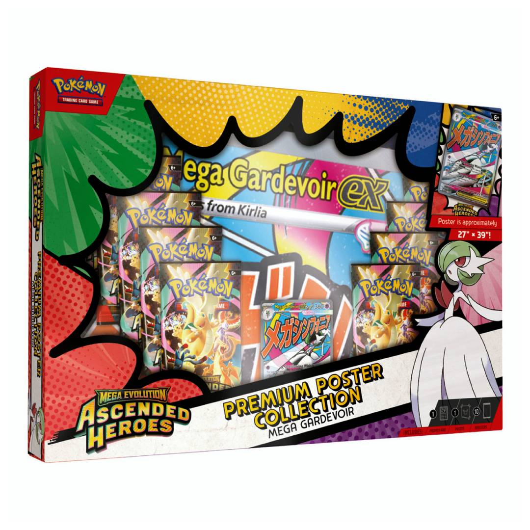 (PREVENTA) POKEMON TCG: PREMIUM POSTER COLLECTION ASCENDED HEROES - MEGA GARDEVOIR - INGLES