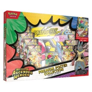 (PREVENTA) POKEMON TCG: PREMIUM POSTER COLLECTION ASCENDED HEROES - MEGA LUCARIO - INGLES