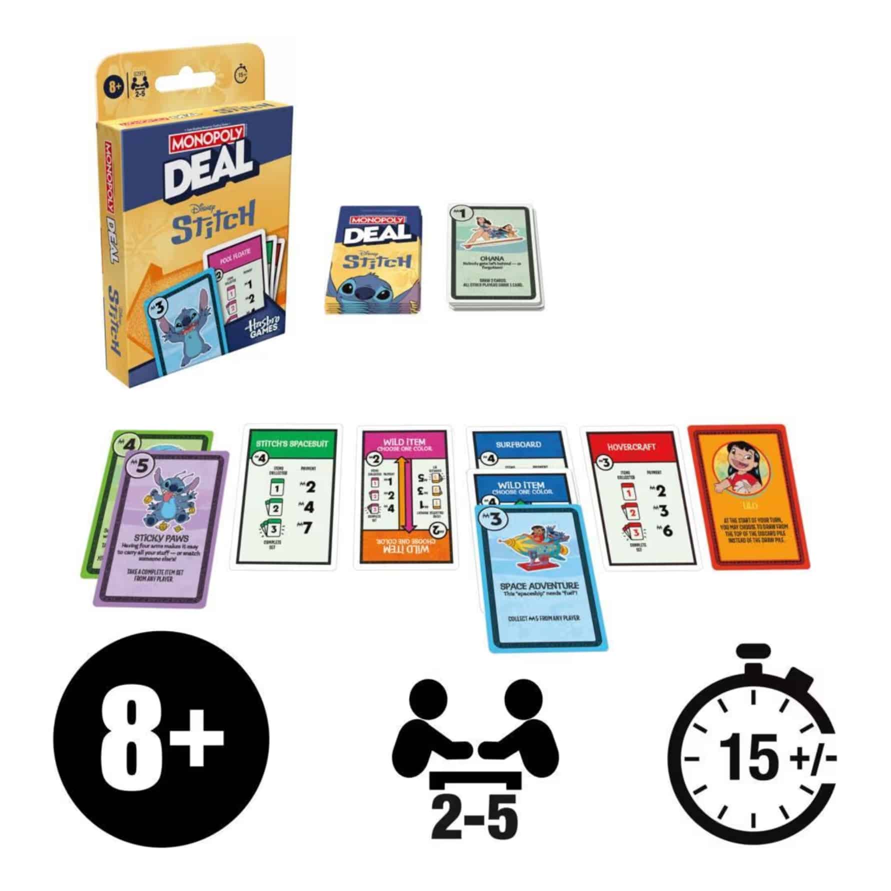 STITCH – MONOPOLY DEAL - Imagen 3