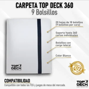 CARPETA ESENCIAL TOPDECK 360 COLOR BLANCA