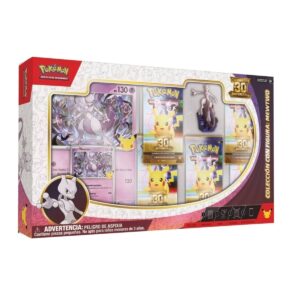 (PREVENTA) POKÉMON JCC: COLECCIÓN CON FIGURA DE CELEBRACIÓN 30.º ANIVERSARIO - MEWTWO (ESPAÑOL)